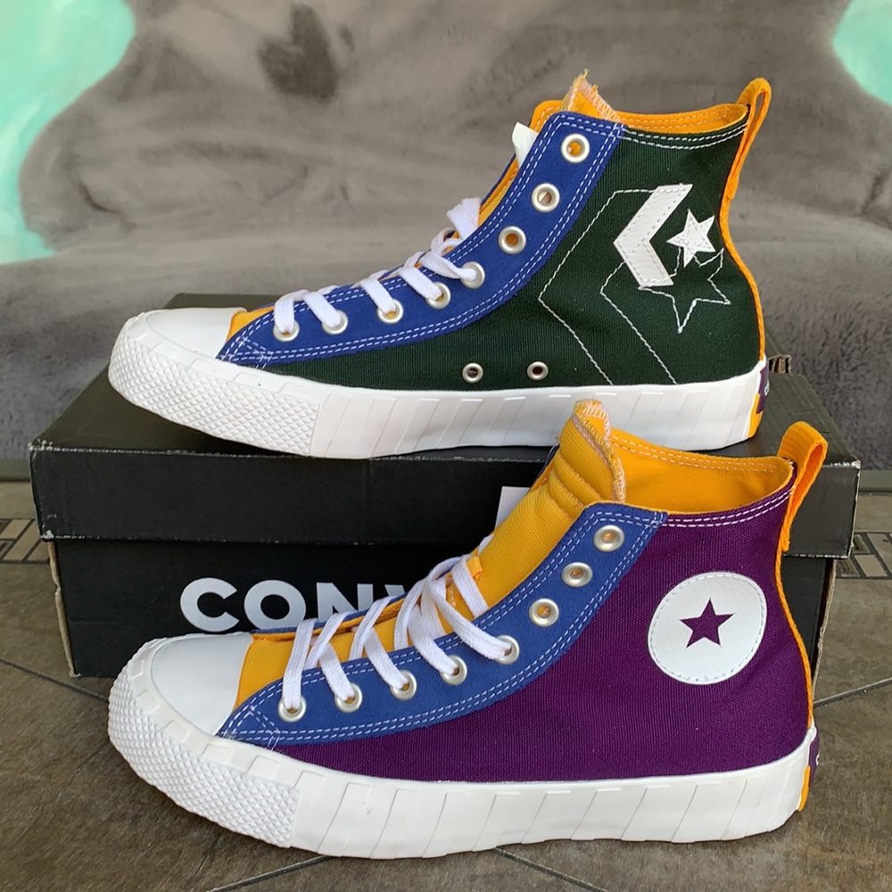 CONVERSE UNTITL3D HI Night Purple/Deep Emerald WMN - Picture 2 of 16